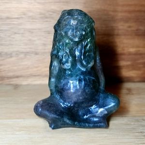 Flourite Mother of Earth Statue